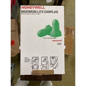 Honeywell Max Lite Disposable Earplug, Foam, Green, Uncorded‎ - 500 BX